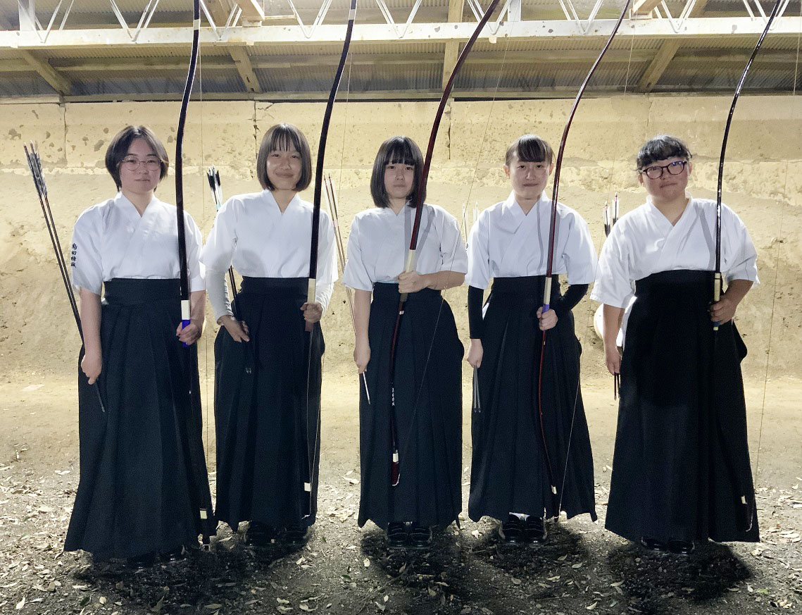 弓道部女子団体、スポーツフェスティバル中部大会で7位入賞！ | 島田 