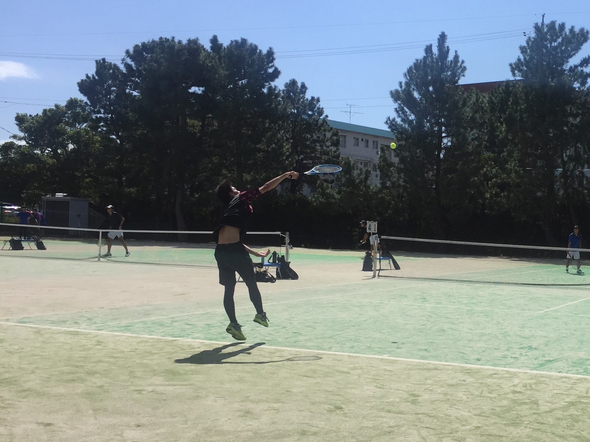 令和3年度 静岡県中部地区高校生サマーテニストーナメント、9ペア出場