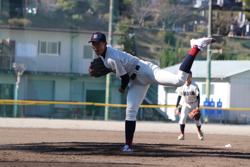 野球部、年内最終戦勝利…島田高校との練習試合！