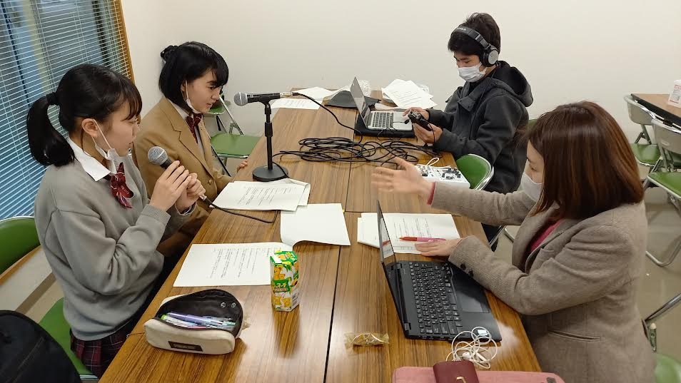 島田市GPS音声ガイドに本校演劇部員が吹き込みチャレンジ！