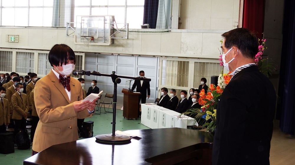 令和４年度入学式…新入生の皆さん、ようこそ島田樟誠高校へ！