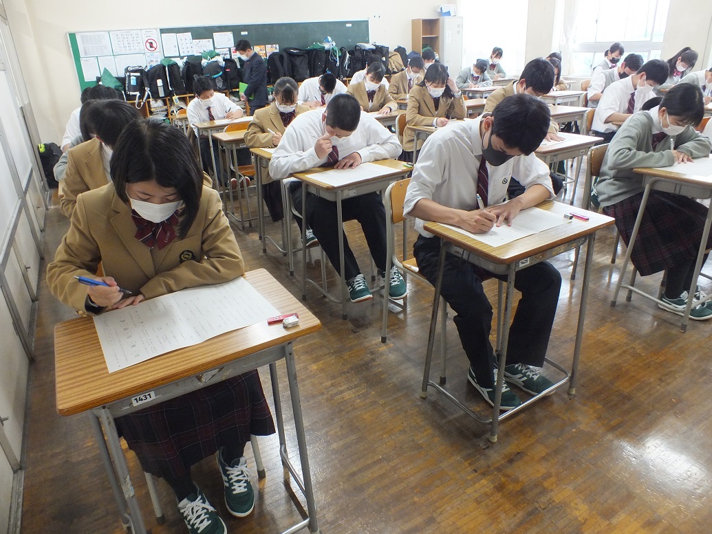 校内漢字テスト第１回実施…漢字力アップに全校で取り組んでいます！