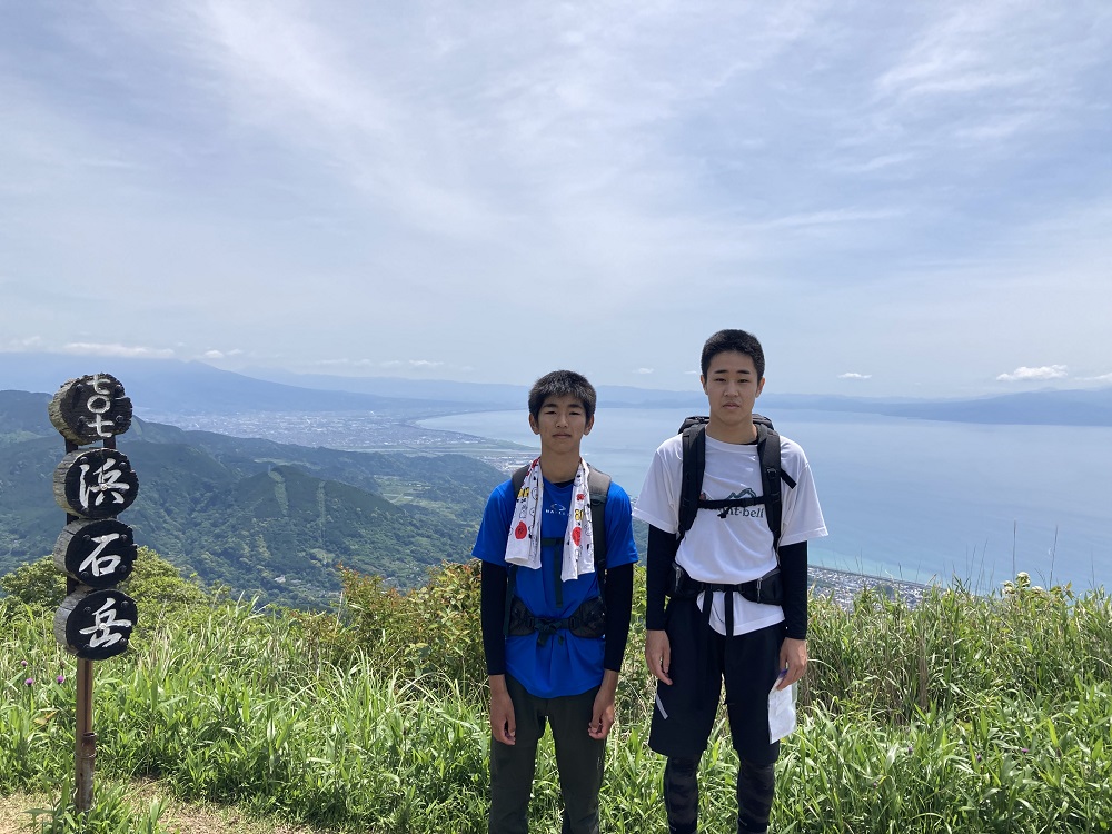 野外山岳部「浜石岳」登頂…富士山の眺望を存分に楽しみました！