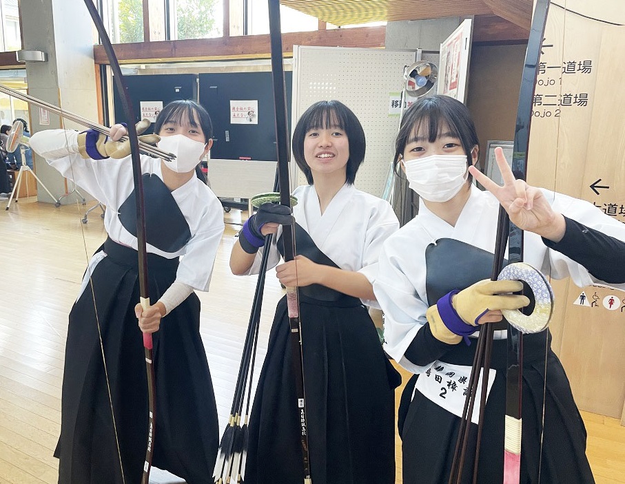 弓道新人戦中部大会…女子団体、男女個人が県大会出場権獲得！ | 島田樟 