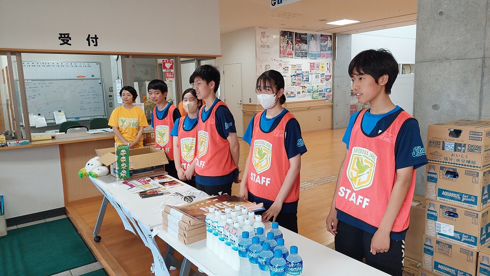 静岡ジェードプレシーズンマッチ…卓球部員、ボランティアスタッフとして参加！