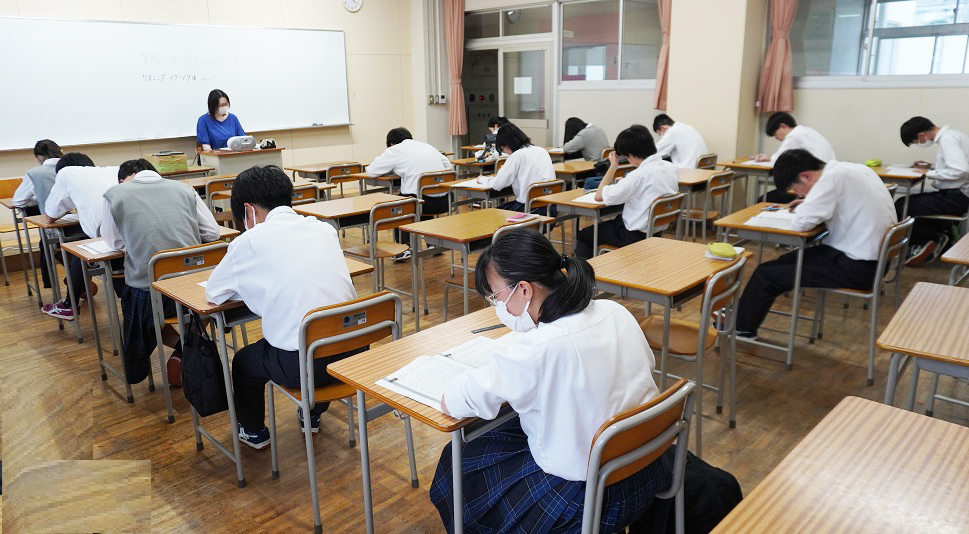 英語検定第１回、41人が受検…本校は英語力向上にも力を入れています！
