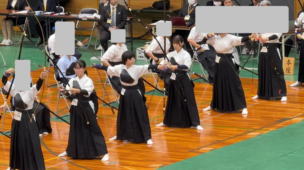 全国私立高校弓道大会…男女ともに団体戦出場し全国レベルを体感！