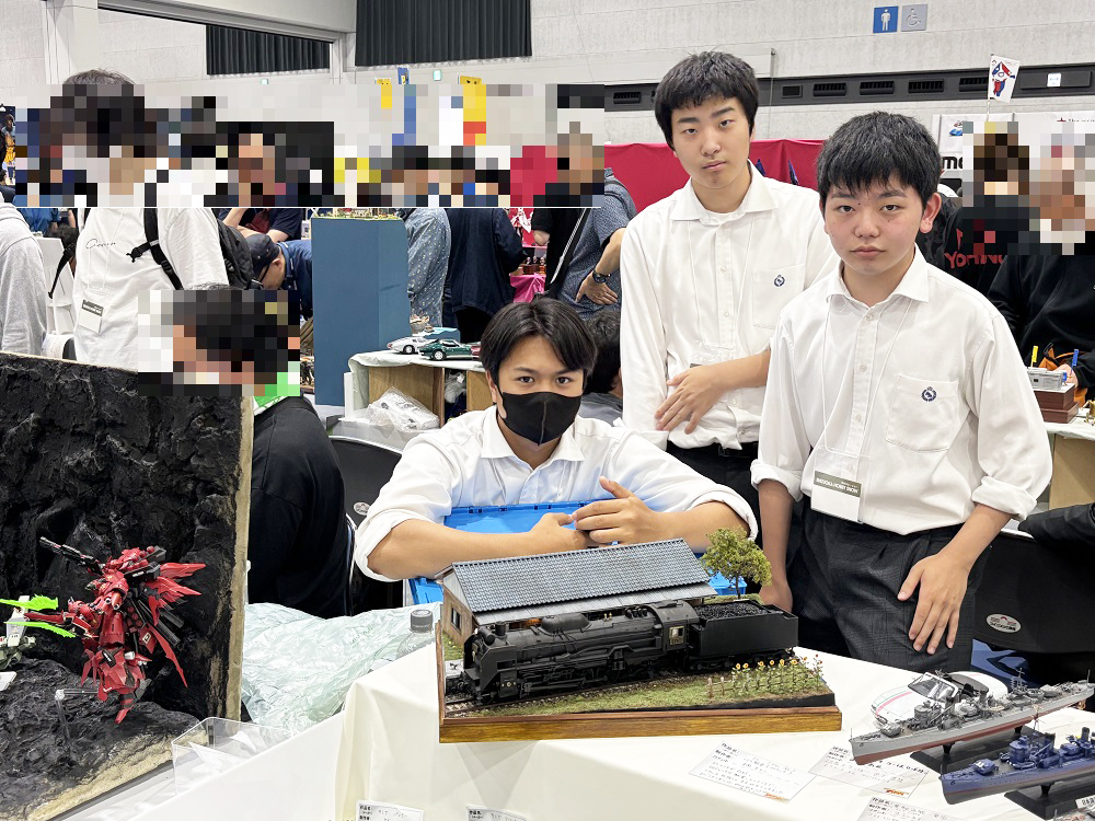 模型部、モデラーズクラブ合同作品展にて力作を展示発表しました！