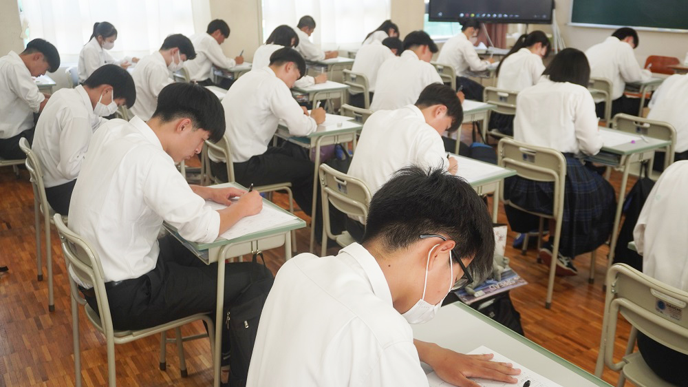校内漢字テスト第３回…全校一丸となって着実に漢字力を身につけていきます！