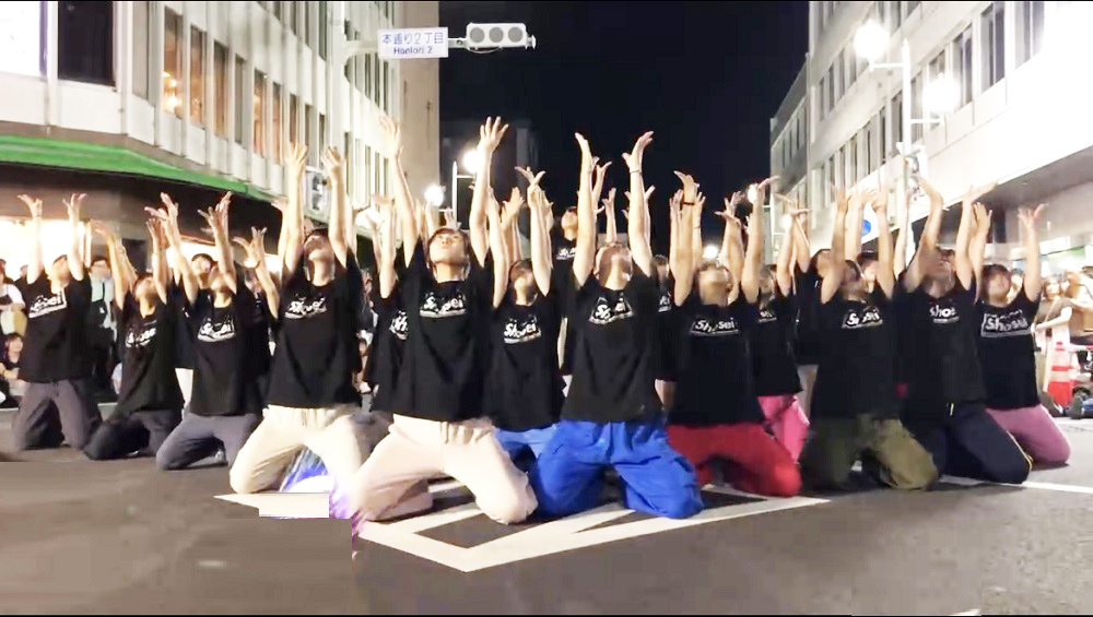 女子ダンス部は島田駅北口商店街の「しまだ夏まつり」に参加しました！