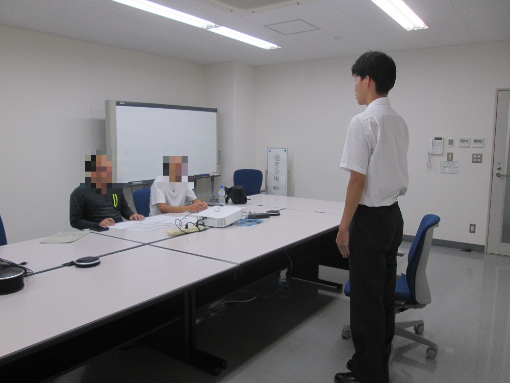 ３年生就職希望者はＹＥＧ（島田商工会議所青年部）面接指導で本番に備える！