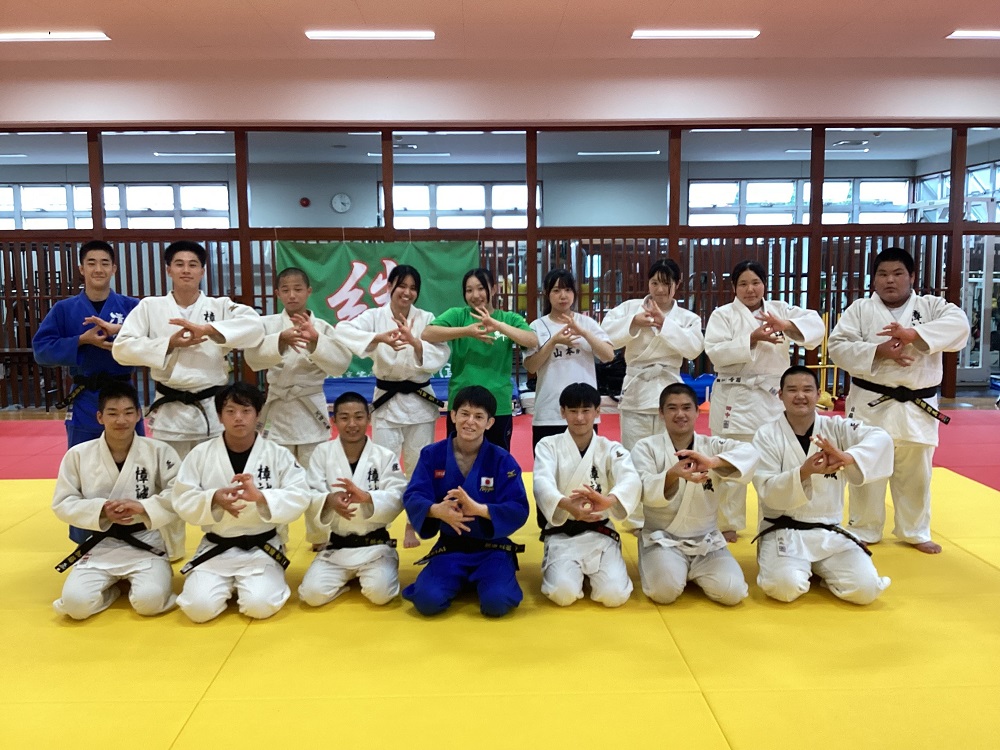 柔道部はデフリンピック日本代表選手と合同練習しました！