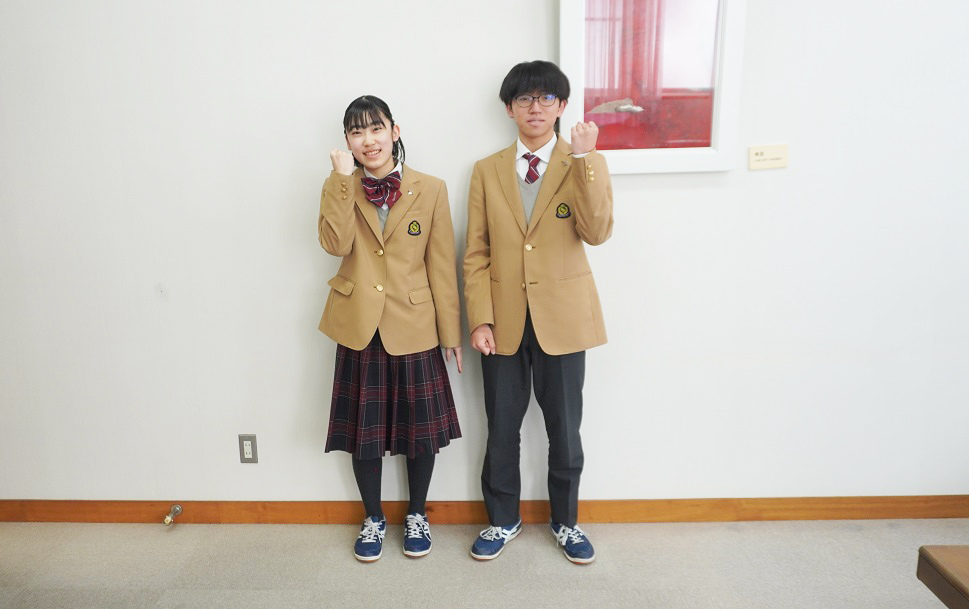 祝！国公立大学（筑波大学・静岡県立大学）合格version４…特別進学コース矢部君、村越さん、おめでとうございます！