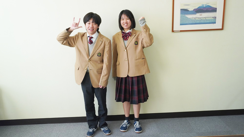 祝！国公立大学（鳥取環境大学・静岡農林環境専門職大学）合格version３…特別進学コース川村君、古井さん、おめでとうございます！