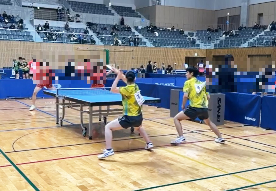 卓球部濵本さん全日本卓球選手権ダブルス２種目出場…大舞台で躍動しました！