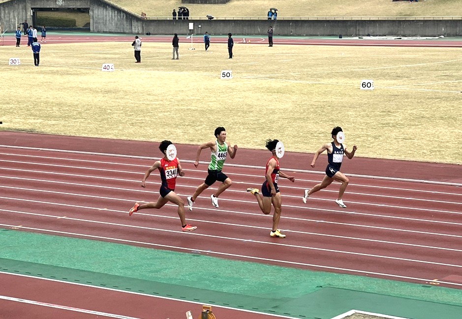 陸上部高村君、静岡大学サーキット大会で自己新記録連発！