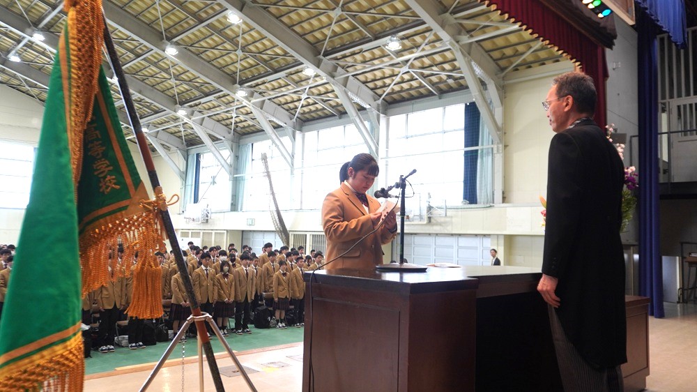令和８年度入学式…275名の新入生の皆さん、ようこそ島田樟誠高校へ！
