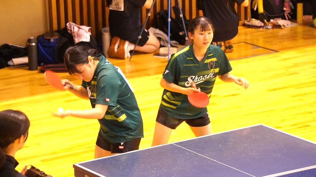 卓球総体中部大会ダブルス…女子の部で草間あいる、小林組優勝、男女合わせ11組県大会出場へ！