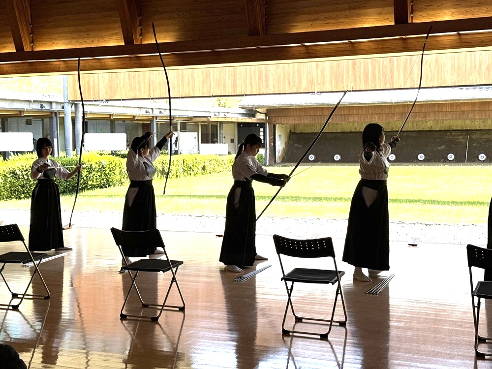 中部高校春季弓道大会（兼総体予選）個人戦…女子３人が予選突破し県大会出場へ！