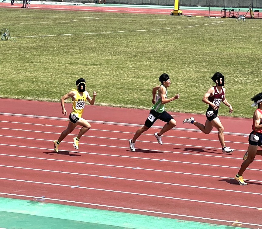 高校総体陸上競技、中部予選会…高村君（32HR）松井さん（33HR）ともに県総体出場へ！