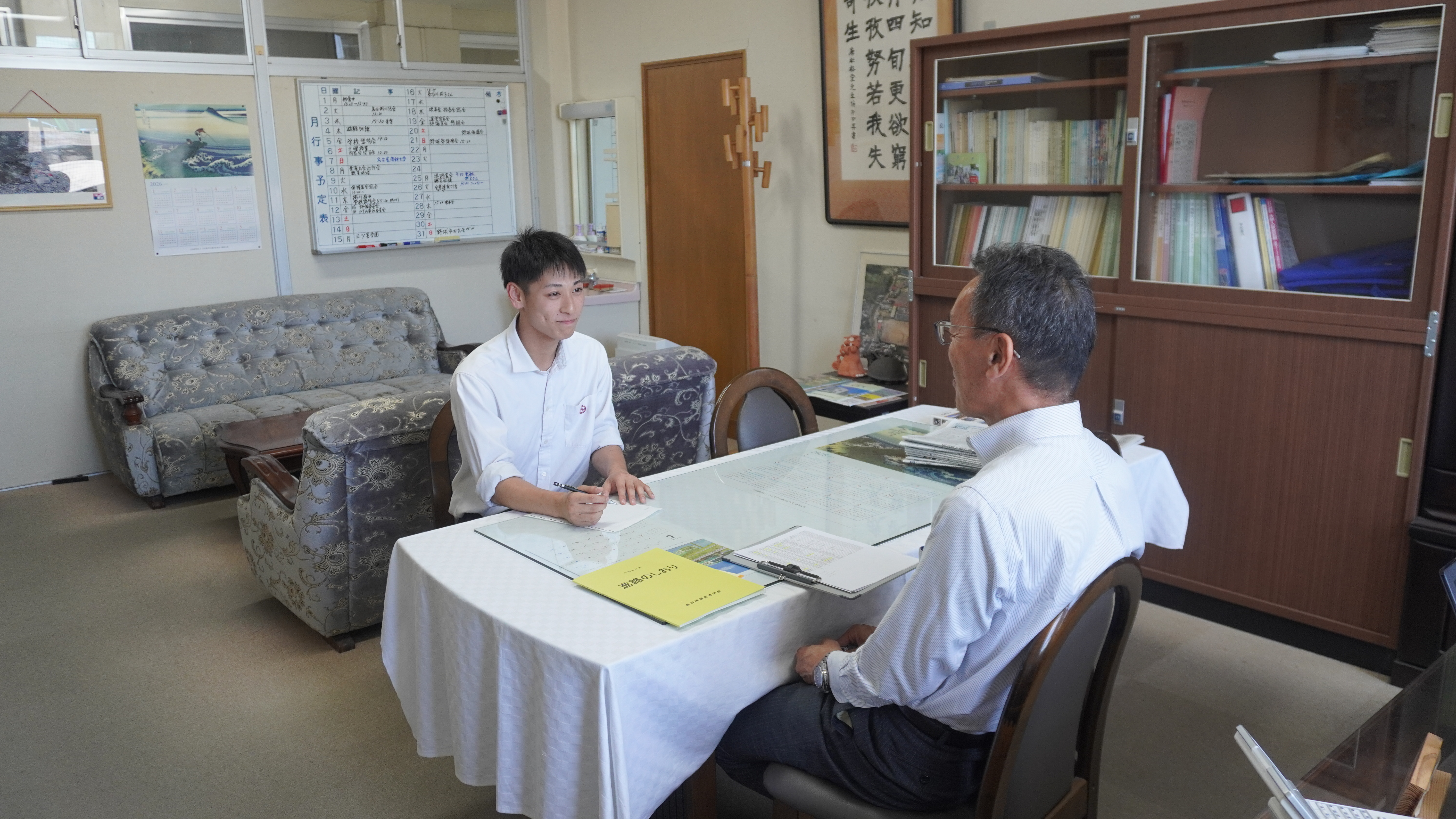 ３年生進路集会（第１回）…進路実現に向けて生徒達は真剣に動き出しました！