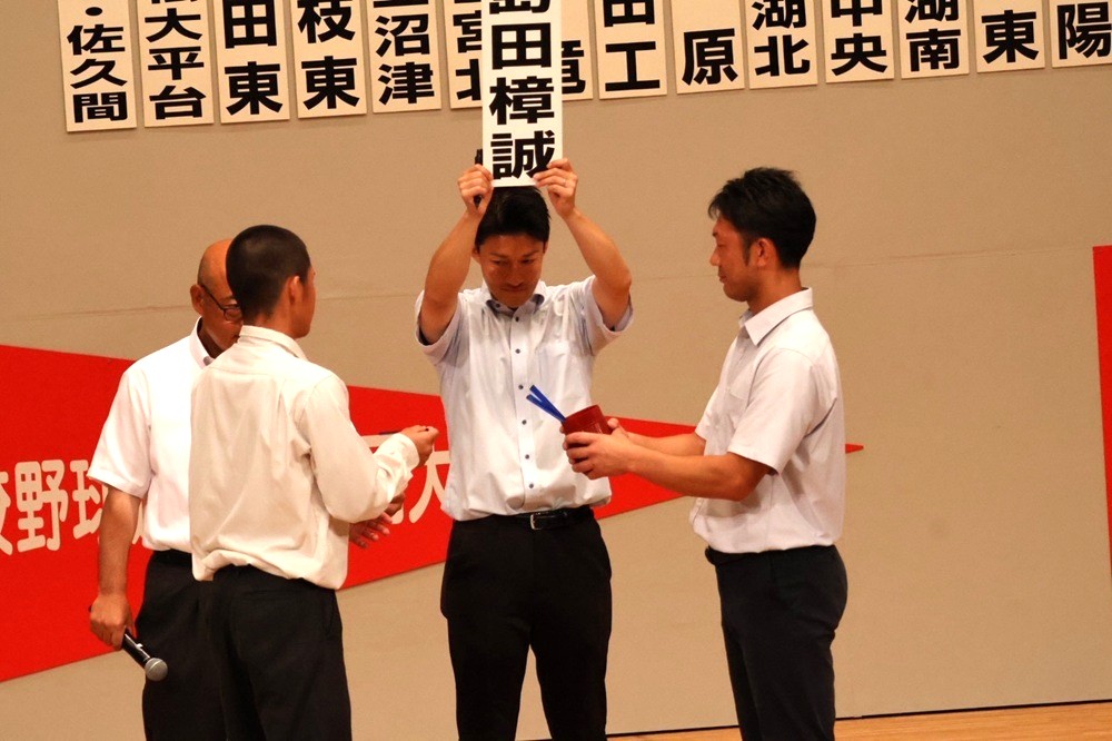 野球部（夏の選手権大会）組み合わせ決定…7月11日島田球場第一試合に登場します！