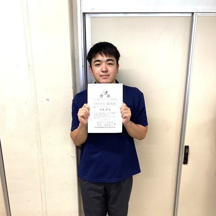 大塚君（13HR）ボウリングJOCジュニアオリンピックカップ全国大会出場決定