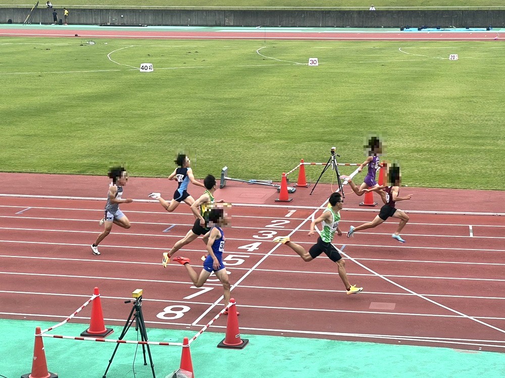 中部陸上記録会第２回…高村君（32HR）名波君（11HR）山崎さん（11HR）青島さん（16HR）出場！