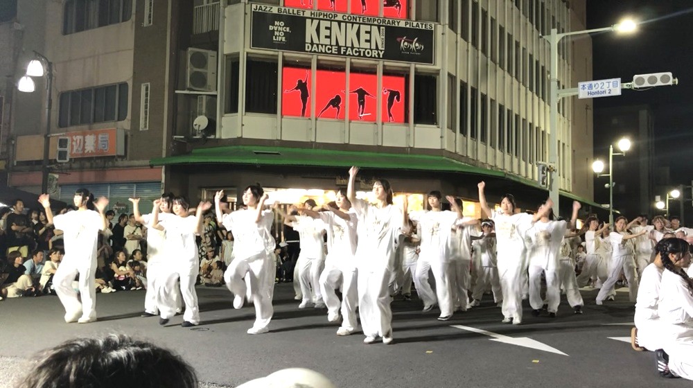 女子ダンス部は「島田市夏まつり」で元気に踊って島田の夏を盛り上げました！