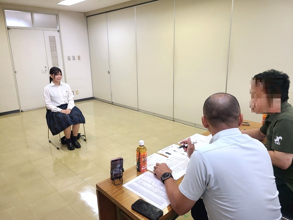 ３年生就職希望者74名がＹＥＧ（島田商工会議所青年部）模擬面接にチャレンジしました！