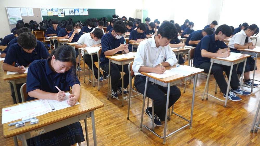 １，２年基礎力診断テスト第２回実施…基礎学力をしっかり身につける機会にしてください！