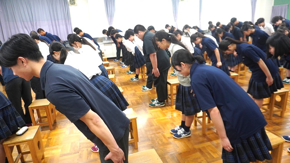 100周年記念式典生徒実行委員が接遇講習会を受講しました！